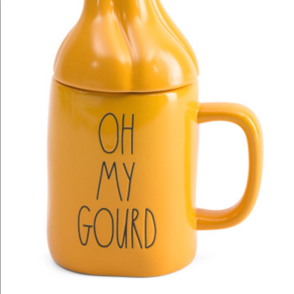 RAE DUNN NIB Oh My Gourd Figural Mug 4.5 in D x 9H - Picture 8 of 9